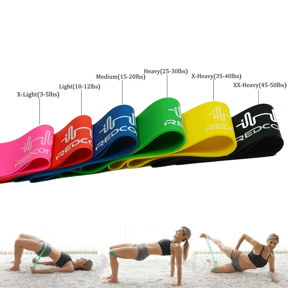 Mini Loop Resistance Bands – Natural Latex Exercise Bands for Strength Training & Therapy