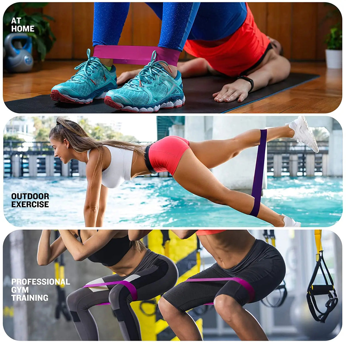 Circular Resistance Band for Yoga & Strength Training