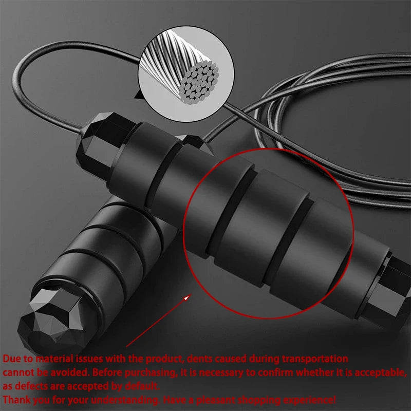Speed Skipping Rope – Adjustable Jump Rope for Cardio & Fitness Training