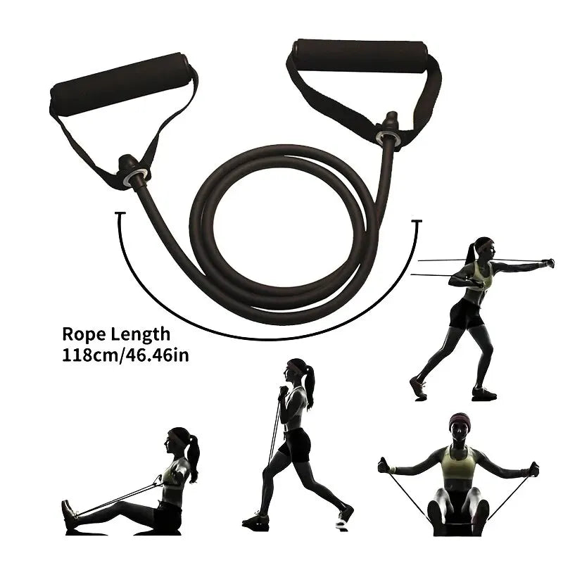Resistance Bands With Handles – Exercise Bands for Strength Training & Home Workouts
