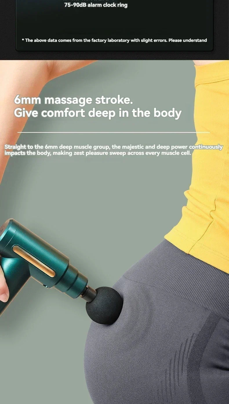 USB Mini Massage Gun – Portable Fascia Gun for Muscle Relaxation & Recovery