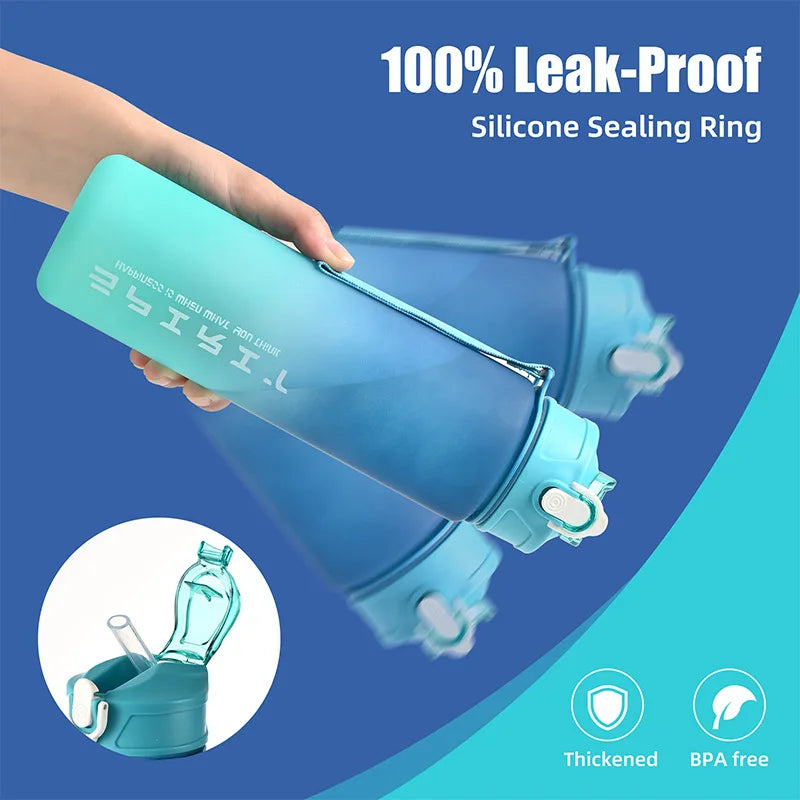 800ml Large Capacity Sports Water Bottle – Leak-Proof Gym & Outdoor Hydration Jug