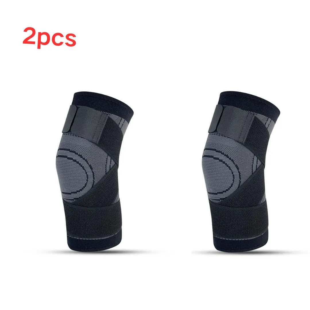 Knee Compression Sleeve with Adjustable Straps