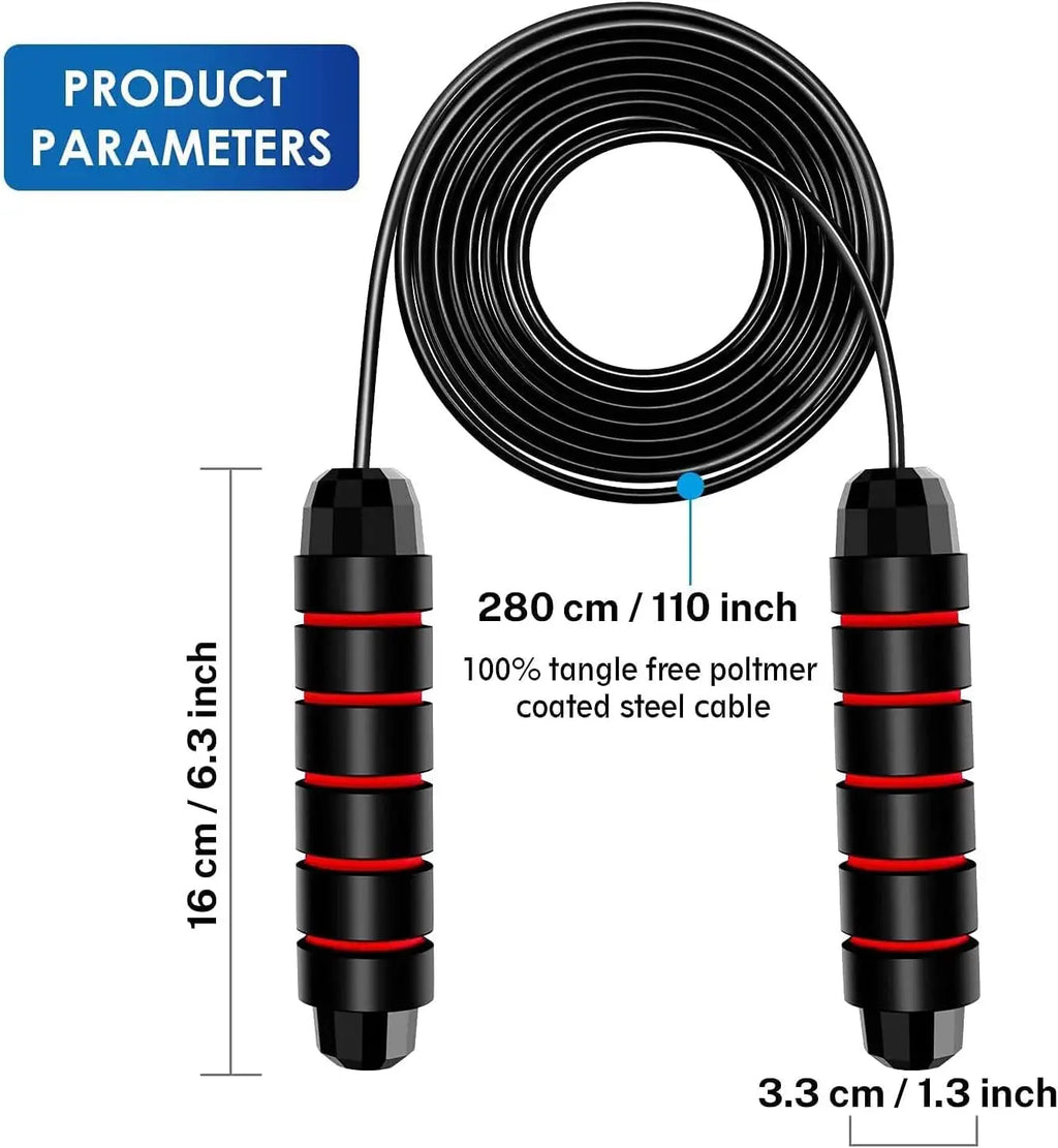 Speed Skipping Rope – Adjustable Jump Rope for Cardio & Fitness Training