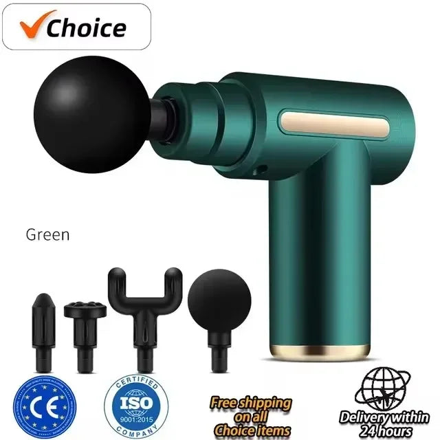 USB Mini Massage Gun – Portable Fascia Gun for Muscle Relaxation & Recovery