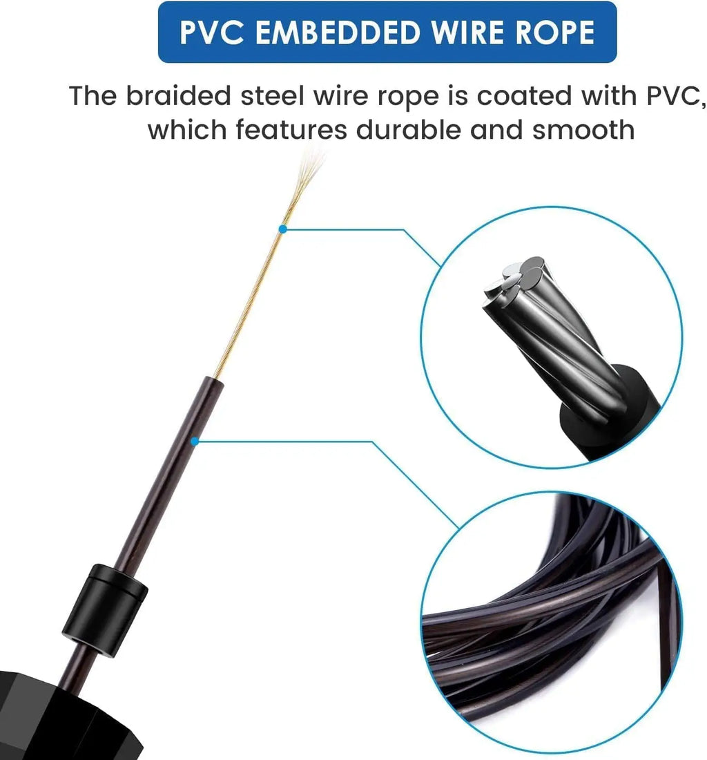 Speed Skipping Rope – Adjustable Jump Rope for Cardio & Fitness Training