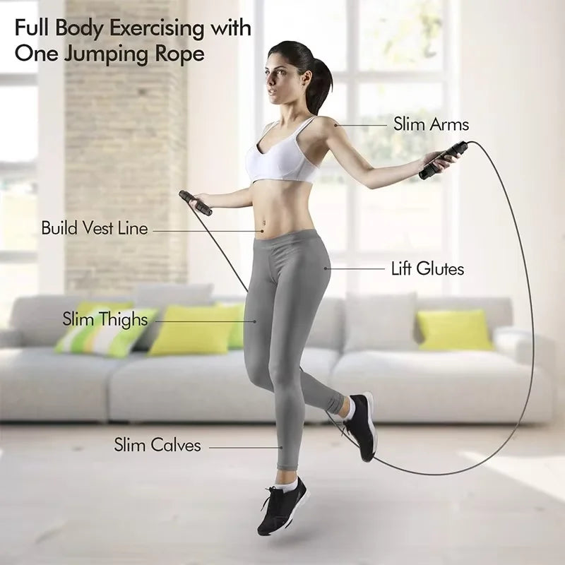 Speed Skipping Rope – Adjustable Jump Rope for Cardio & Fitness Training