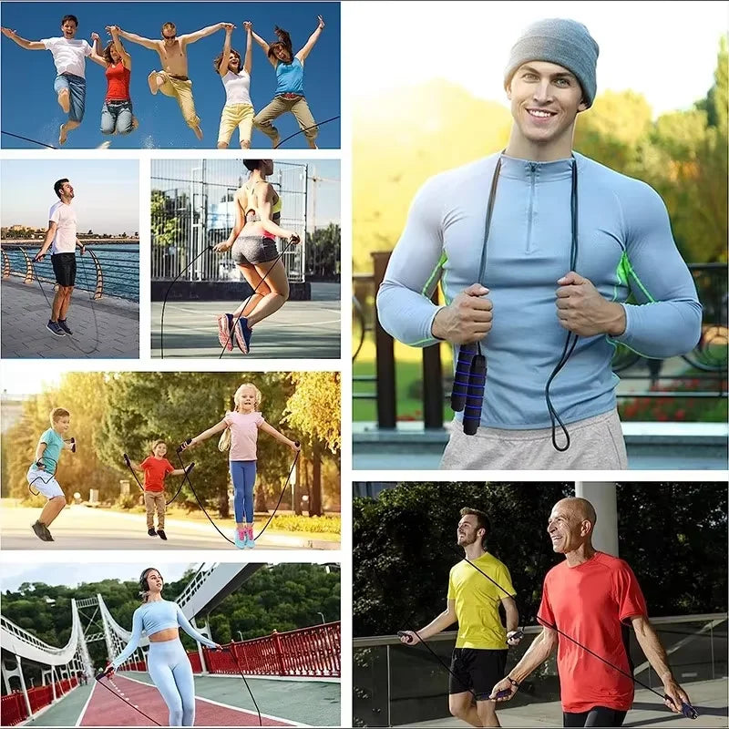 Speed Skipping Rope – Adjustable Jump Rope for Cardio & Fitness Training