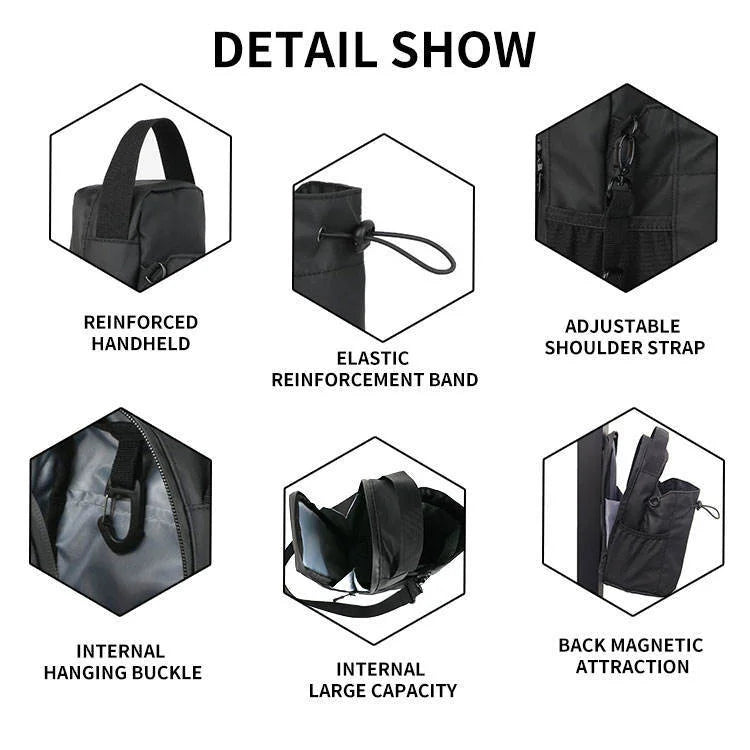 Magnetic Gym Bag – Large Capacity Sports Carrier for Phone, Water Bottle & Accessories