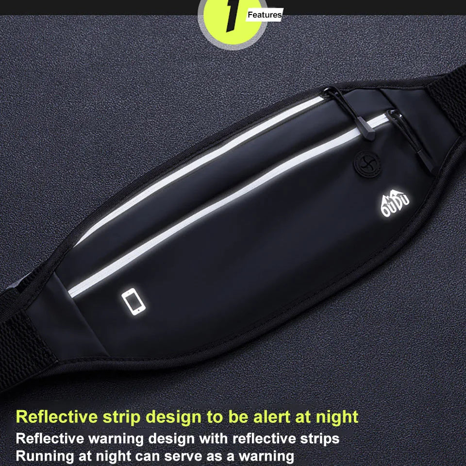 Waterproof Running Fanny Pack – Lightweight Invisible Waist Bag for Men & Women