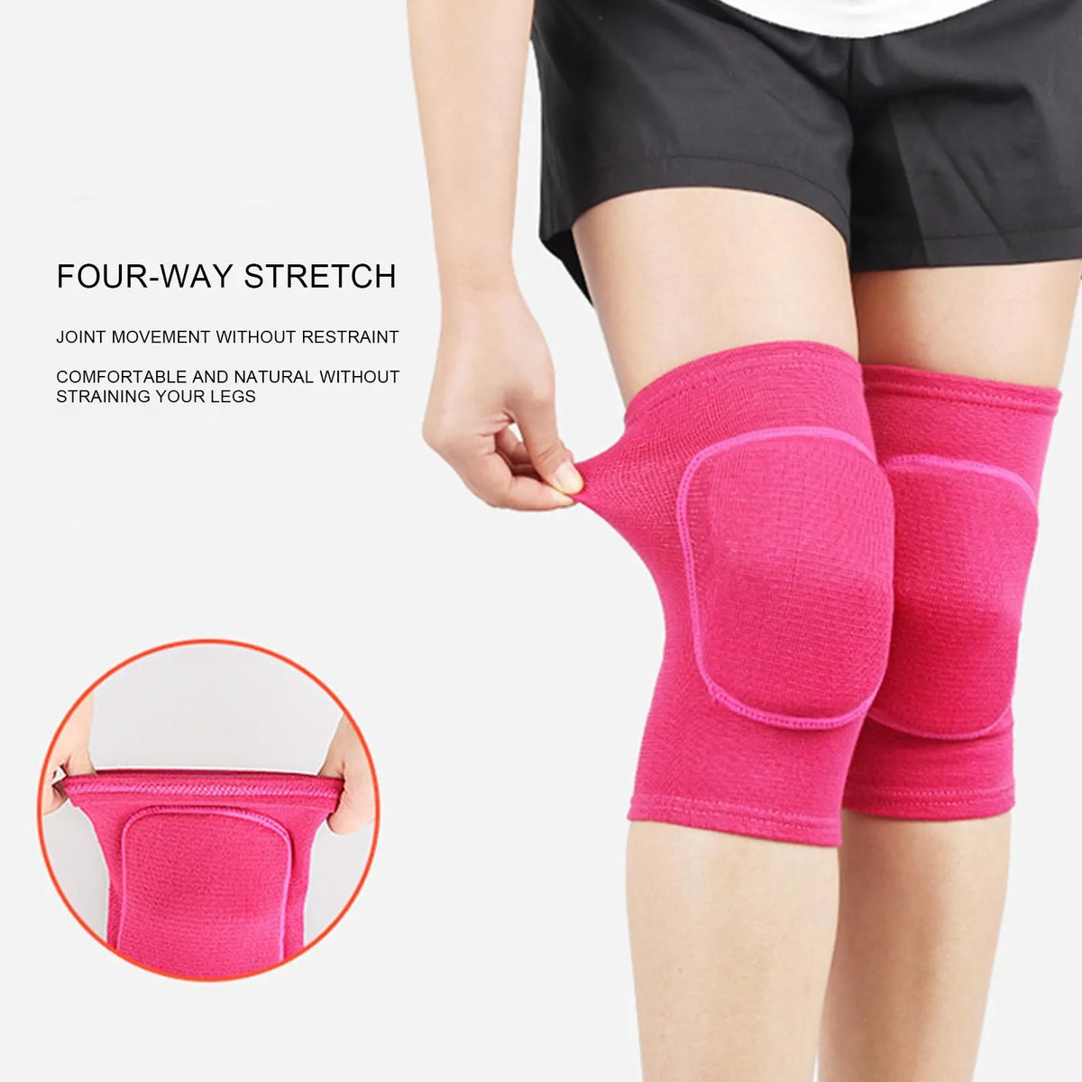 Sports Knee Pads with Compression Support