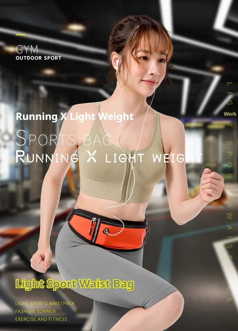 Multifunctional Running Waist Pack – Sport Belt Bag & Chest Bag for Men & Women