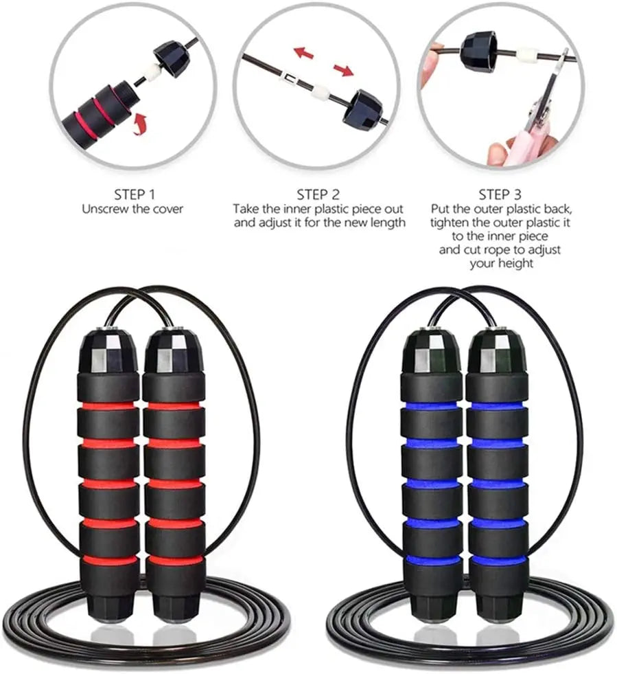 Speed Skipping Rope – Adjustable Jump Rope for Cardio & Fitness Training