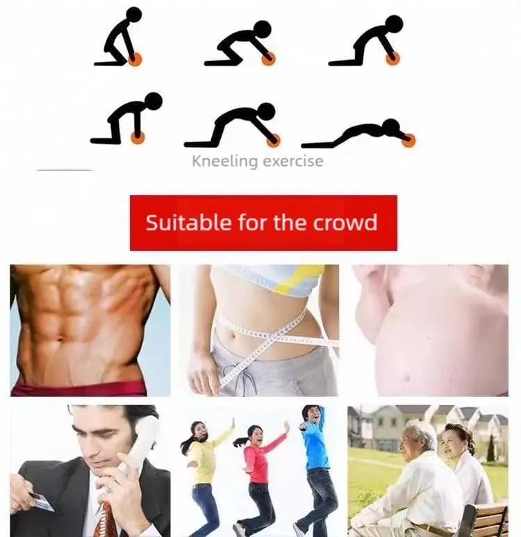 Silent Non-Slip Ab Roller Wheel