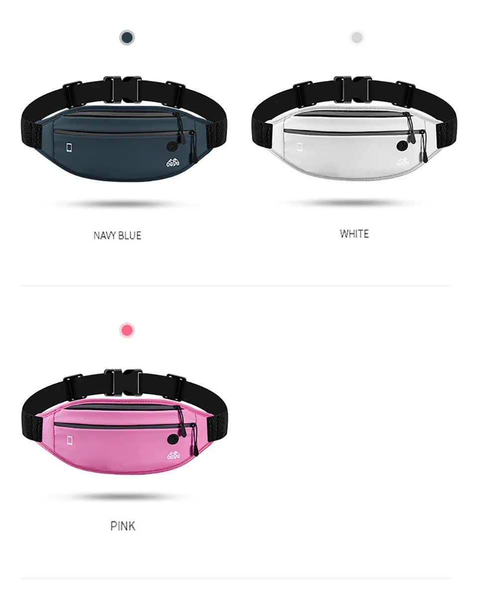 Waterproof Running Fanny Pack – Lightweight Invisible Waist Bag for Men & Women