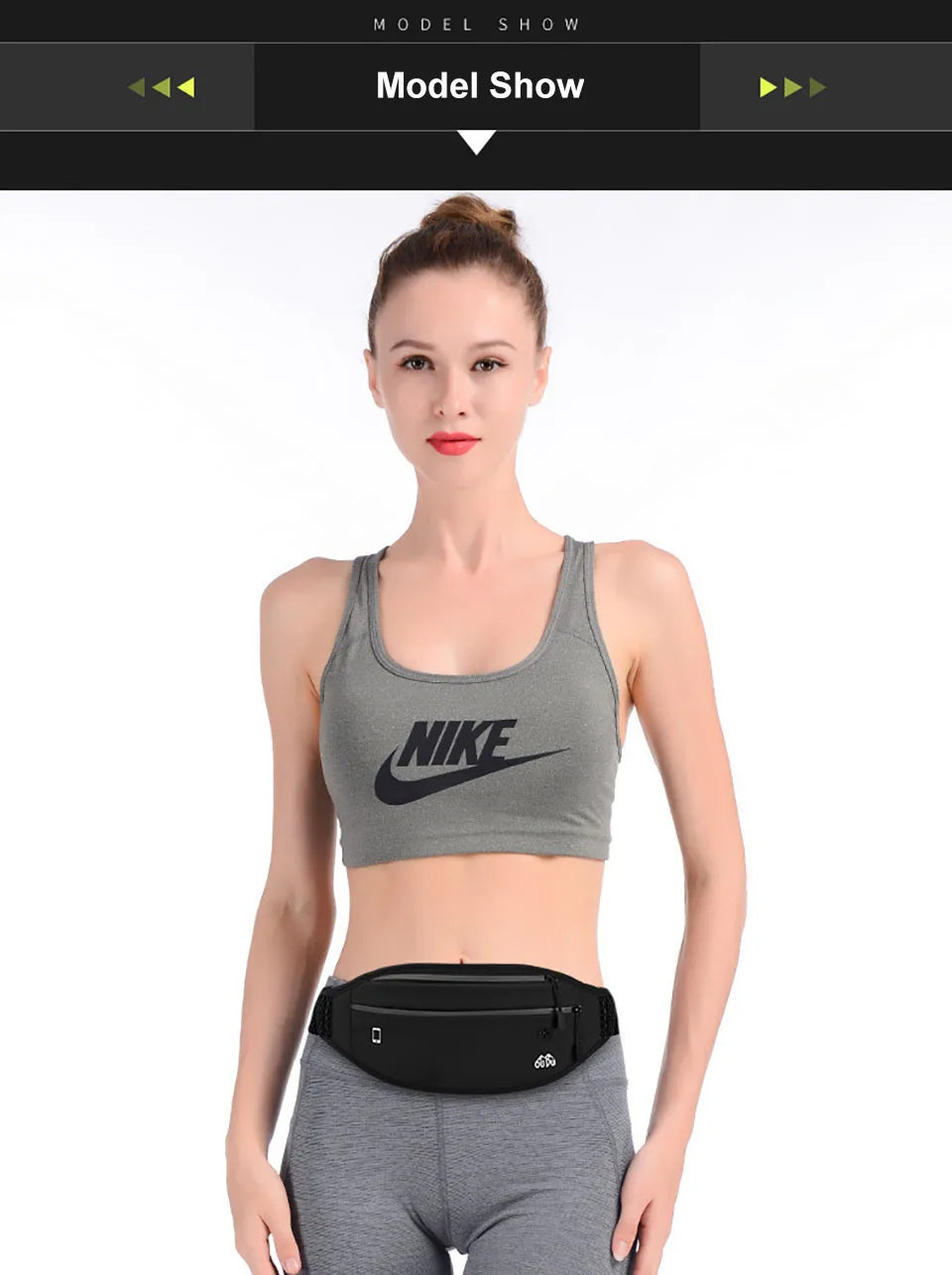 Waterproof Running Fanny Pack – Lightweight Invisible Waist Bag for Men & Women